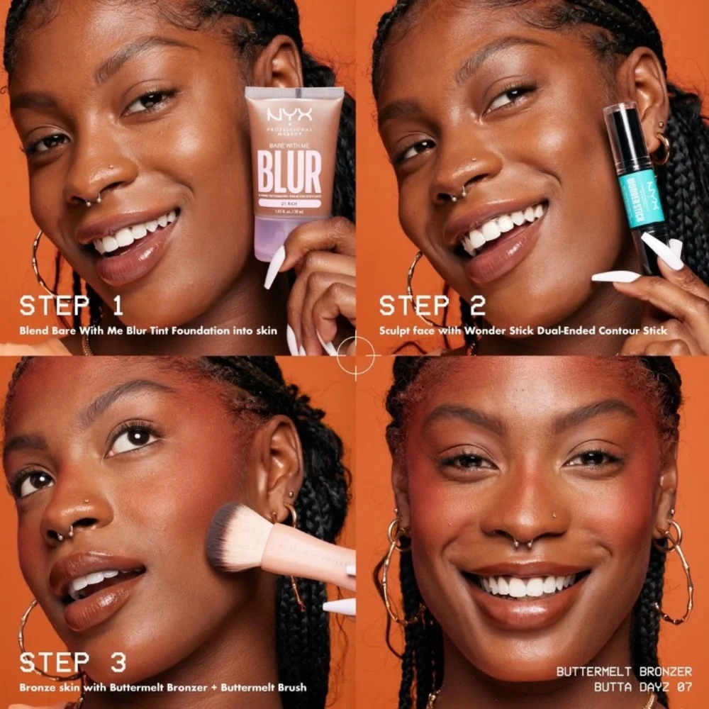 NYX Buttermelt Pressed Powder Natural Finish Bronzer “All Butta’d Up”